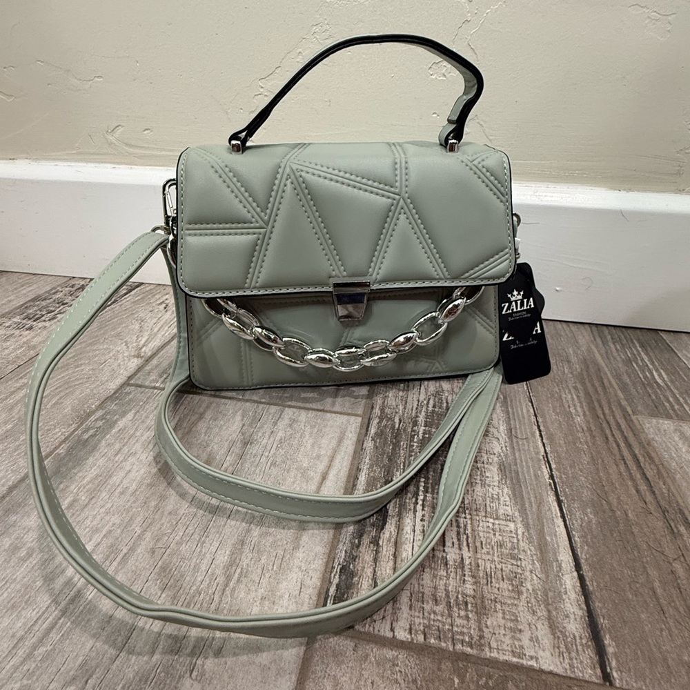 Zalia green purse